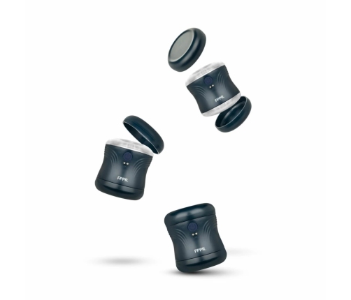 FPPR Dual-Sided Vibrating Sensation Device Black Waterproof Compact