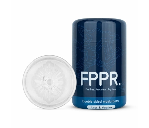 FPPR Double-Sided Transparent Intimate Device - Compact Dual Entry Sleeve