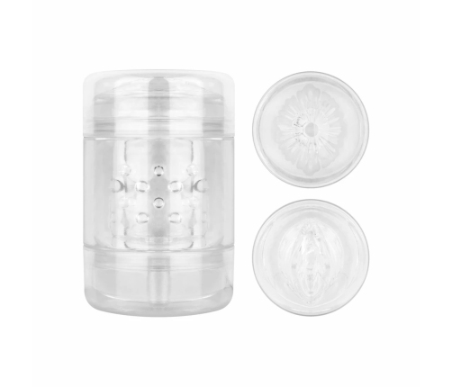 FPPR Double-Sided Transparent Intimate Device - Compact Dual Entry Sleeve