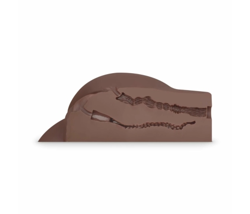 Trinity Rose Intimate Machine TPR Dual Entry with Rose Tattoo 22cm