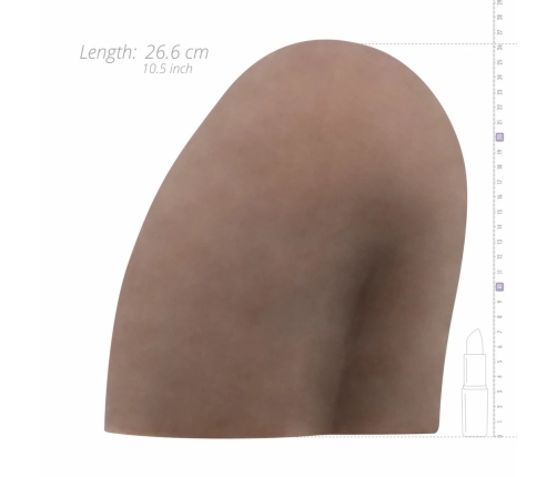 Kiara Summer Intimate Dual-Entry TPR Model - Anatomically Textured, Natural Tone