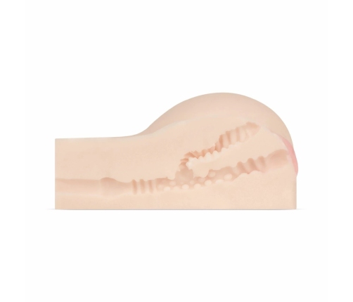 Friend With Benefits Intimate Device with Bullet Vibrator, Dual Entry, Beige