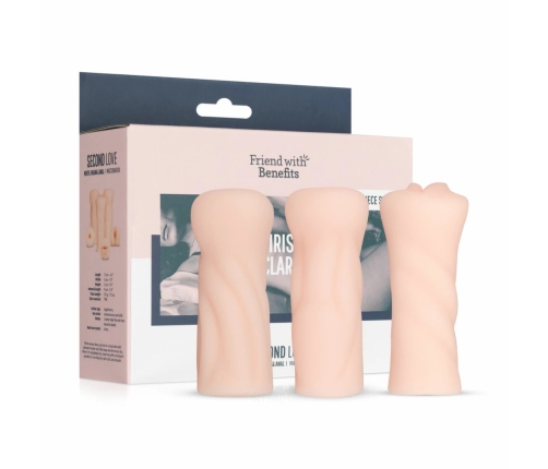 Friend With Benefits Set - Trio of Anatomical Intimate Devices, 3 pcs