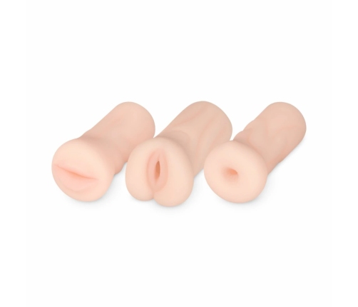 Friend With Benefits Set - Trio of Anatomical Intimate Devices, 3 pcs