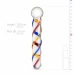 Gildo Glass Intimate Device No. 10 - Transparent with Color Stripes, Medium Size