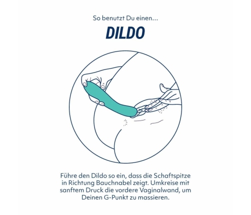 Gildo Glass Intimate Device No. 10 - Transparent with Color Stripes, Medium Size
