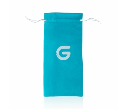 Gildo Glass Intimate Device No. 10 - Transparent with Color Stripes, Medium Size