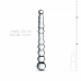 Glas No. 20 Beaded Glass Intimate Model, Clear, 18 cm