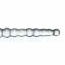 Glas No. 20 Beaded Glass Intimate Model, Clear, 18 cm