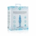 EasyToys Glass Intimate Plug No. 23 Transparent with Blue Spiral, Medium