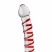 Gildo Model 15 Transparent Glass Intimate Device with Ribbed Shaft 20 cm