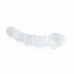 Gildo No. 31 Double-Ended Glass Intimate Massager, Curved, Transparent