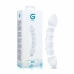 Gildo No. 31 Double-Ended Glass Intimate Massager, Curved, Transparent