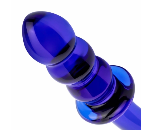 Gildo No. 33 Double-Ended Glass Model with Dual Texture, Transparent