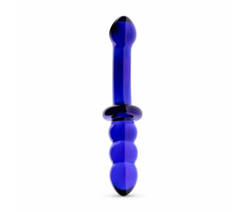 Gildo No. 33 Double-Ended Glass Model with Dual Texture, Transparent