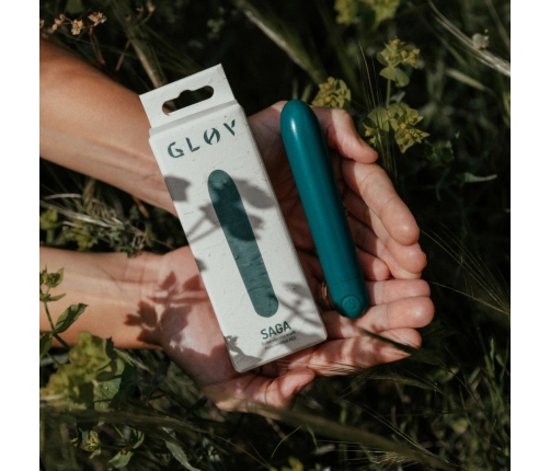 GLOV Eco Bullet Vibrator Green Rechargeable 10-Function Device