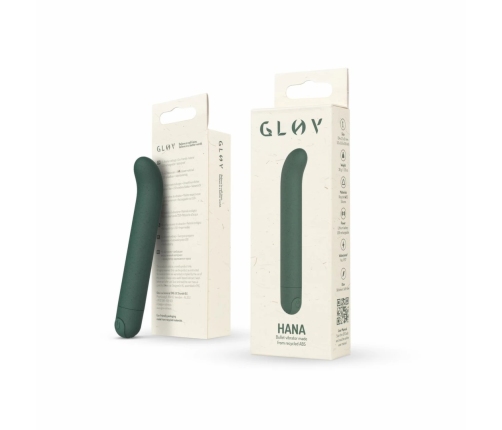 Glov Eco G-spot Vibrator Green - Rechargeable Intimate Device