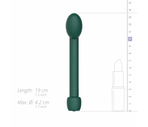 GLOV Zora Eco Rechargeable Intimate Device Green - 10 Modes, Waterproof
