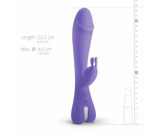 Trix Multi-Intensity Rabbit Model - Pink, Waterproof, USB Rechargeable