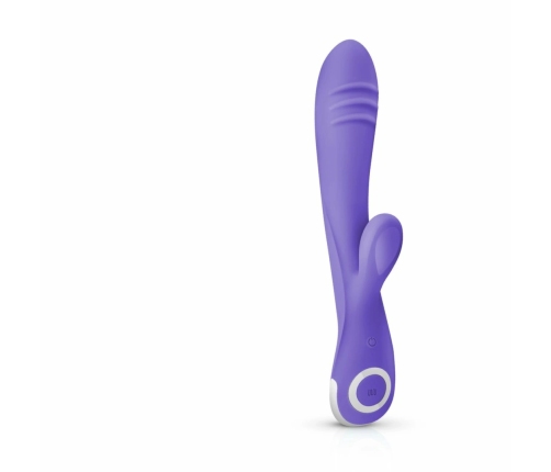Fane Rabbit Intimate Device Rechargeable Silicone Pink 10 Modes LED