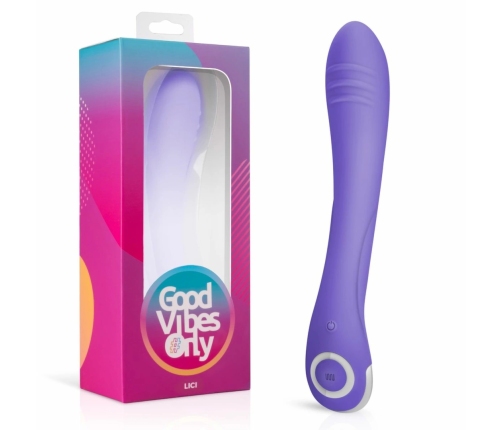 Lici Curved Silicone Intimate Device with 10 Modes, USB, Pink