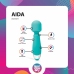 Aida Compact Wand Massager - 10 Modes, Waterproof, USB Rechargeable