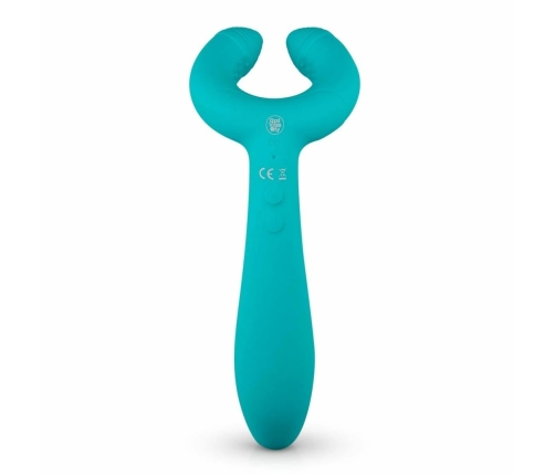 Noam Dual-Ended Rechargeable Intimate Device for Couples, Waterproof, Black