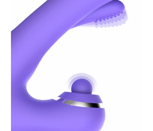 Good Vibes Only Tess Silicone Rabbit Vibrator with Dual Motors Pink
