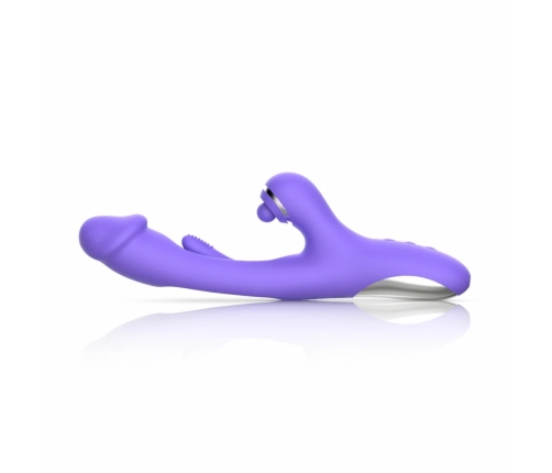 Good Vibes Only Tess Silicone Rabbit Vibrator with Dual Motors Pink