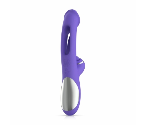 Good Vibes Only Tess Silicone Rabbit Vibrator with Dual Motors Pink