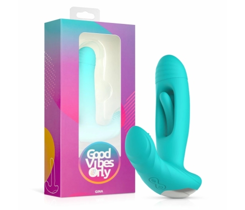 Good Vibes Only Gina G-spot Flapping Vibrator, 10 Modes, Pink