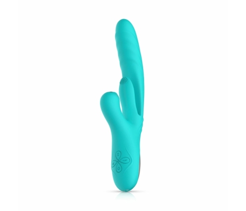 Good Vibes Only Lisa Dual-Action Thrusting Stimulator Pink Silicone