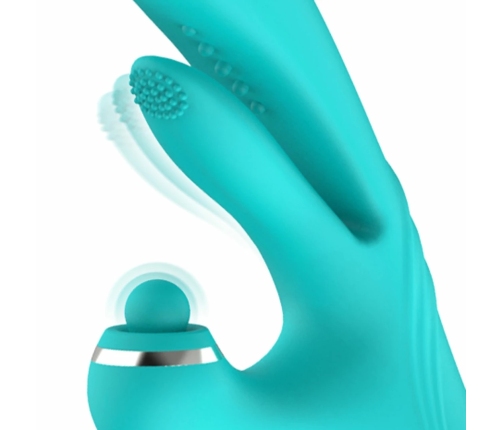 Good Vibes Only Lisa Dual-Action Thrusting Stimulator Pink Silicone