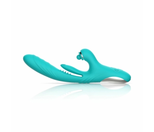 Good Vibes Only Lisa Dual-Action Thrusting Stimulator Pink Silicone