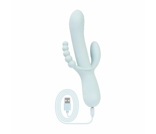 Good Vibes Only Sage Blue Multi-Function Triple Action Silicone System