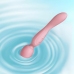 Good Vibes Only Simi Dual-Ended Wand Massager Pink Silicone IPX7
