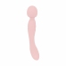 Good Vibes Only Simi Dual-Ended Wand Massager Pink Silicone IPX7