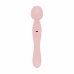 Good Vibes Only Simi Dual-Ended Wand Massager Pink Silicone IPX7