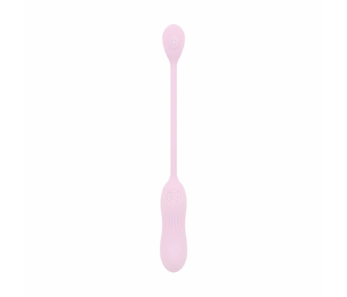 Good Vibes Only Siva Pink Mini Vibrating Device Ribbed Silicone 10 Modes