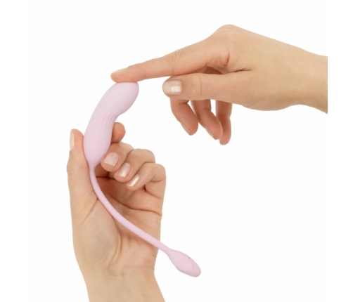 Good Vibes Only Siva Pink Mini Vibrating Device Ribbed Silicone 10 Modes