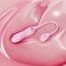 Good Vibes Only Siva Pink Mini Vibrating Device Ribbed Silicone 10 Modes