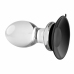 Evolved Crystal Ball Plug - Clear Silicone Base, Smooth Plastic Shape