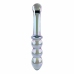 Evolved Shiny Wand Galaxy Glass Massager Iridescent Blue-Purple 19cm