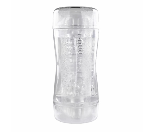 Evolved Double Fantasy Transparent Dual-Ended Intimate Device, 21 cm