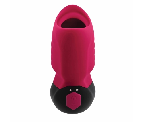 Evolved Body Kisses Intimate Device Red/Black 7-Mode Silicone System