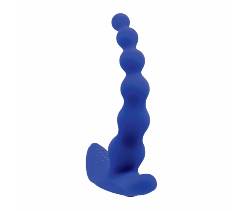 Evolved Beaded Pleasure Blue - 10-Speed Silicone Intimate Device USB