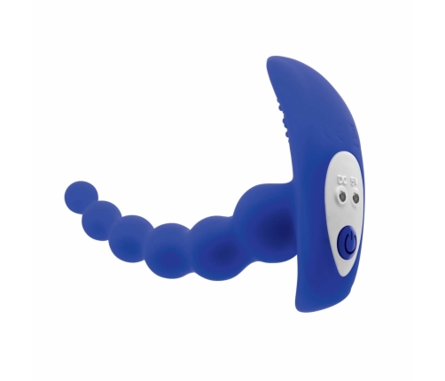 Evolved Beaded Pleasure Blue - 10-Speed Silicone Intimate Device USB