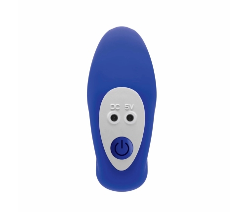 Evolved Beaded Pleasure Blue - 10-Speed Silicone Intimate Device USB