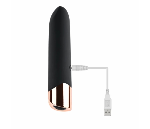 Evolved The Gold Standard Black 10-Speed Silicone Intimate Device
