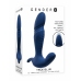 Evolved True Blue Dual Motor Vibrating Massager Blue Silicone